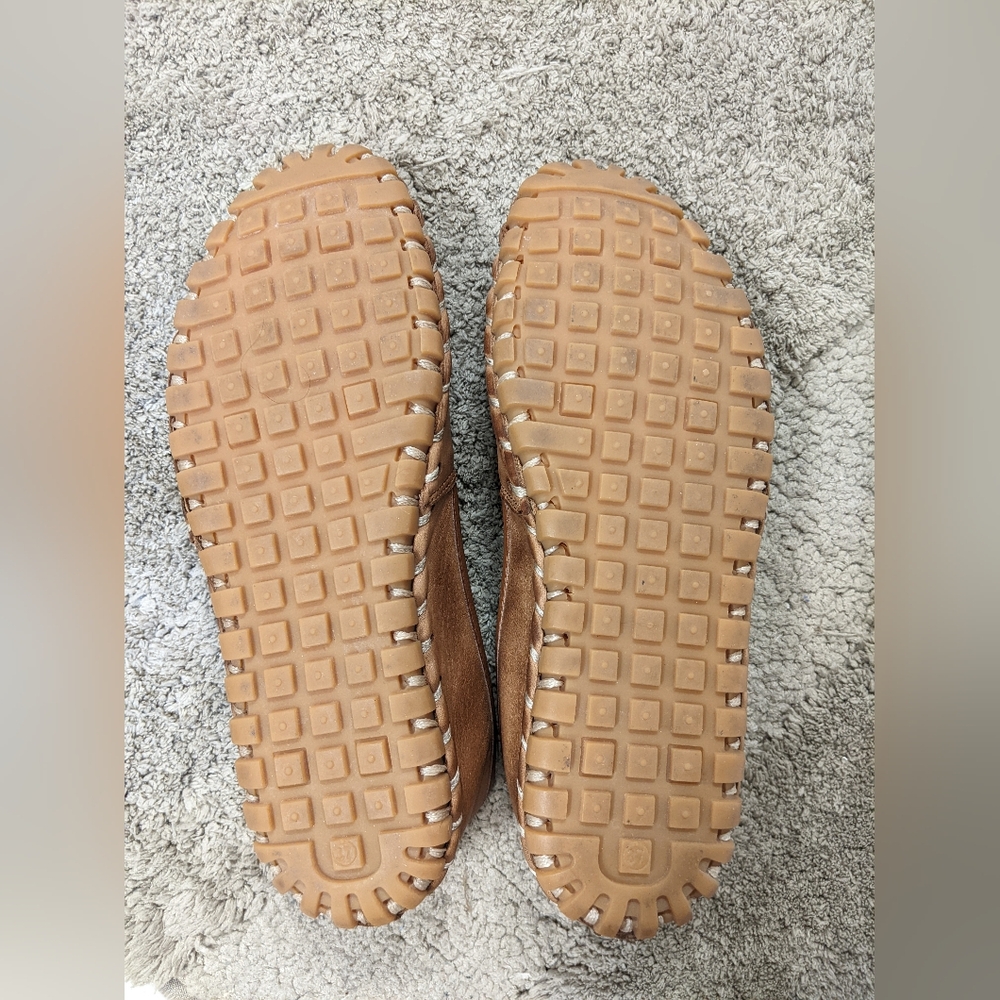 Brown/Tan Spring Step Kathaleta Flat Shoes - Picture 4 of 4